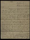 Letter from Captain Thomas Sparrow to Brigadier General Walter Gwynn